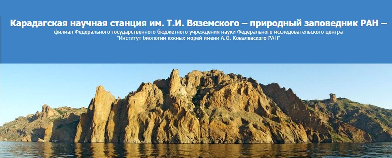Сайт Карадагской научной станции им. Т.И. Вяземского - Природного заповедника РАН - Филиала ФИЦ ИнБЮМ